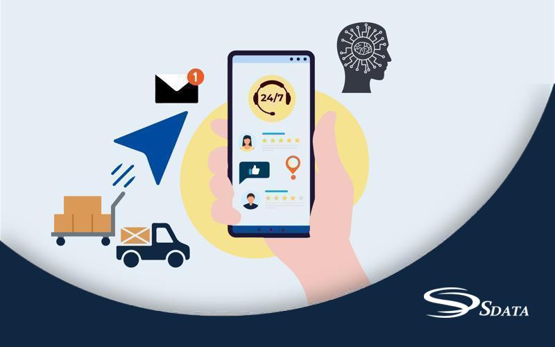 پشتیبانی از فرآیند ارسال با هوش مصنوعی