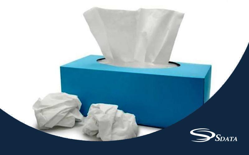 سایز بازار دستمال کاغذی